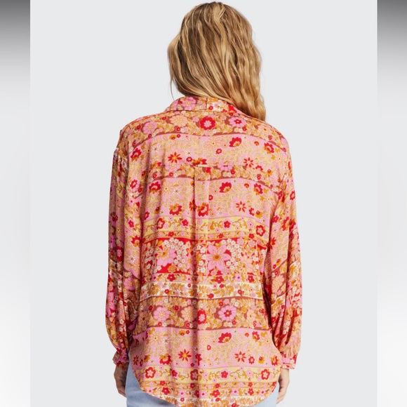 NWT! Billabong Day After Day Oversized Button-Down Shirt - Picture 3 of 10
